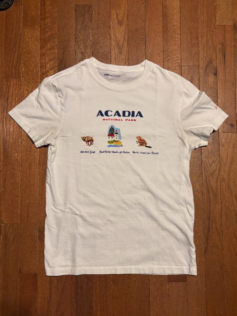 J. Crew x National Park Acadia T Shirt size Small Made in the USA